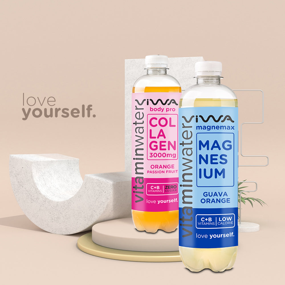 Mix Viwa VitaminWater - Bebidas Refrescantes con Vitaminas y Minerales de 6 Sabores, 2 Botellas por Sabor - 600ml, Pack de 12