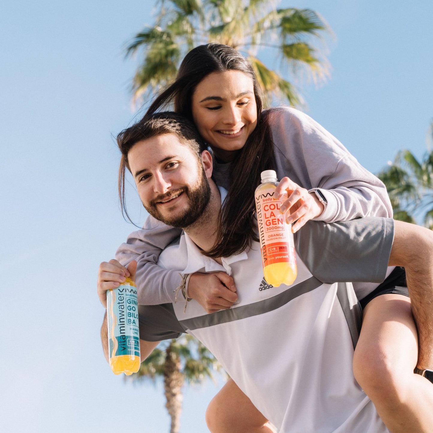 Viwa VitaminWater Body Pro - Bebida Refrescante Cero Azúcar con Colágeno y Vitaminas C y B. Sabor Naranja y Fruta de la Pasión - 600ml, Pack de 12
