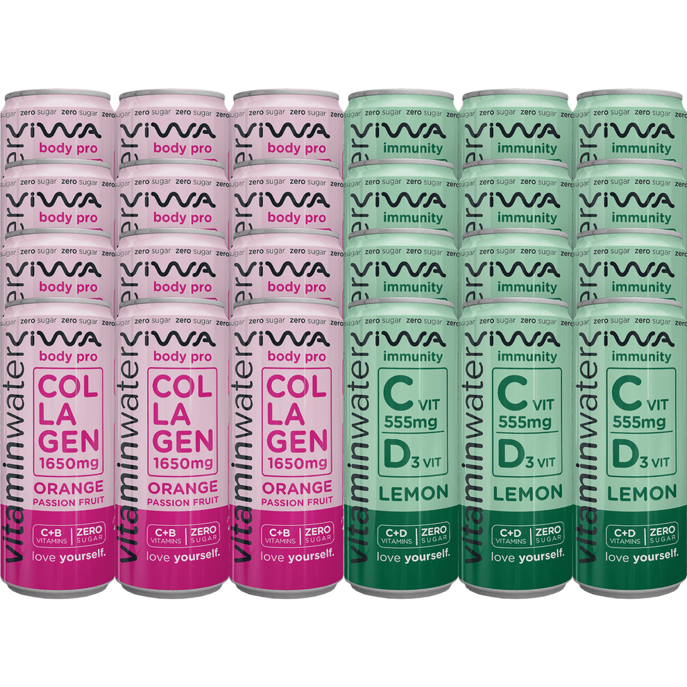 Mix Viwa VitaminWater - Bebidas Refrescantes Cero Azúcar con Vitaminas ...