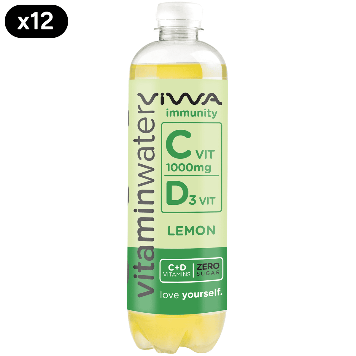 Viwa Viwa VitaminWater Immunity Zero - Bebida Refrescante Cero Azúcar con V ...