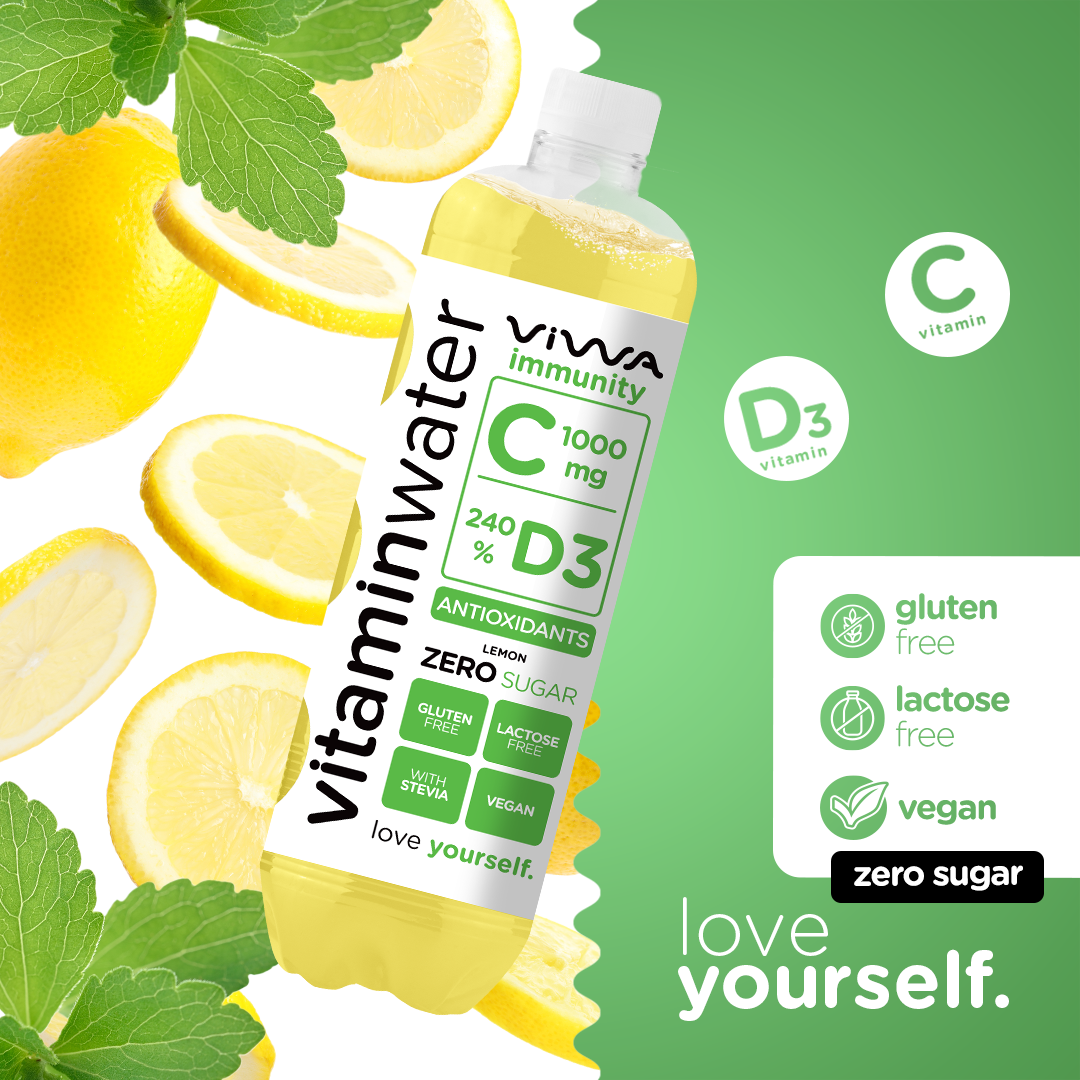 VIWA VitaminWATER Immunity ZERO - Pack 12 x 600 ml
